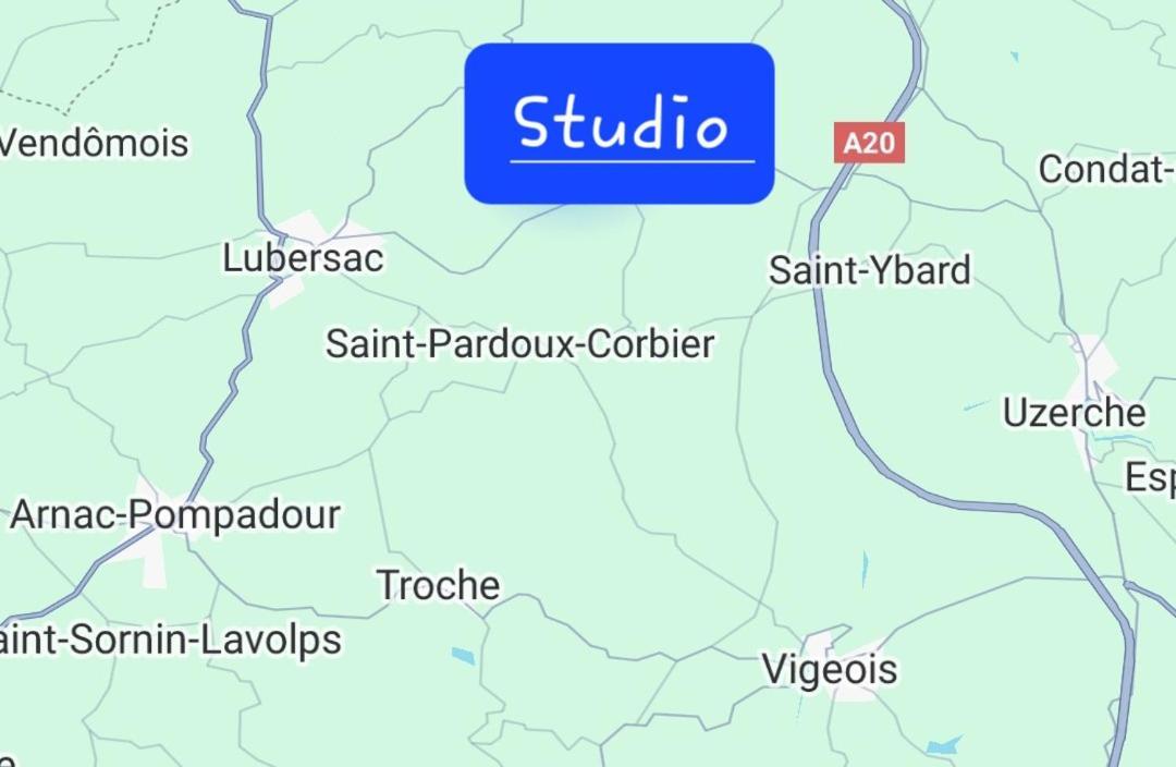 Studio L'Audrerie. Saint-Pardoux-Corbier Екстер'єр фото